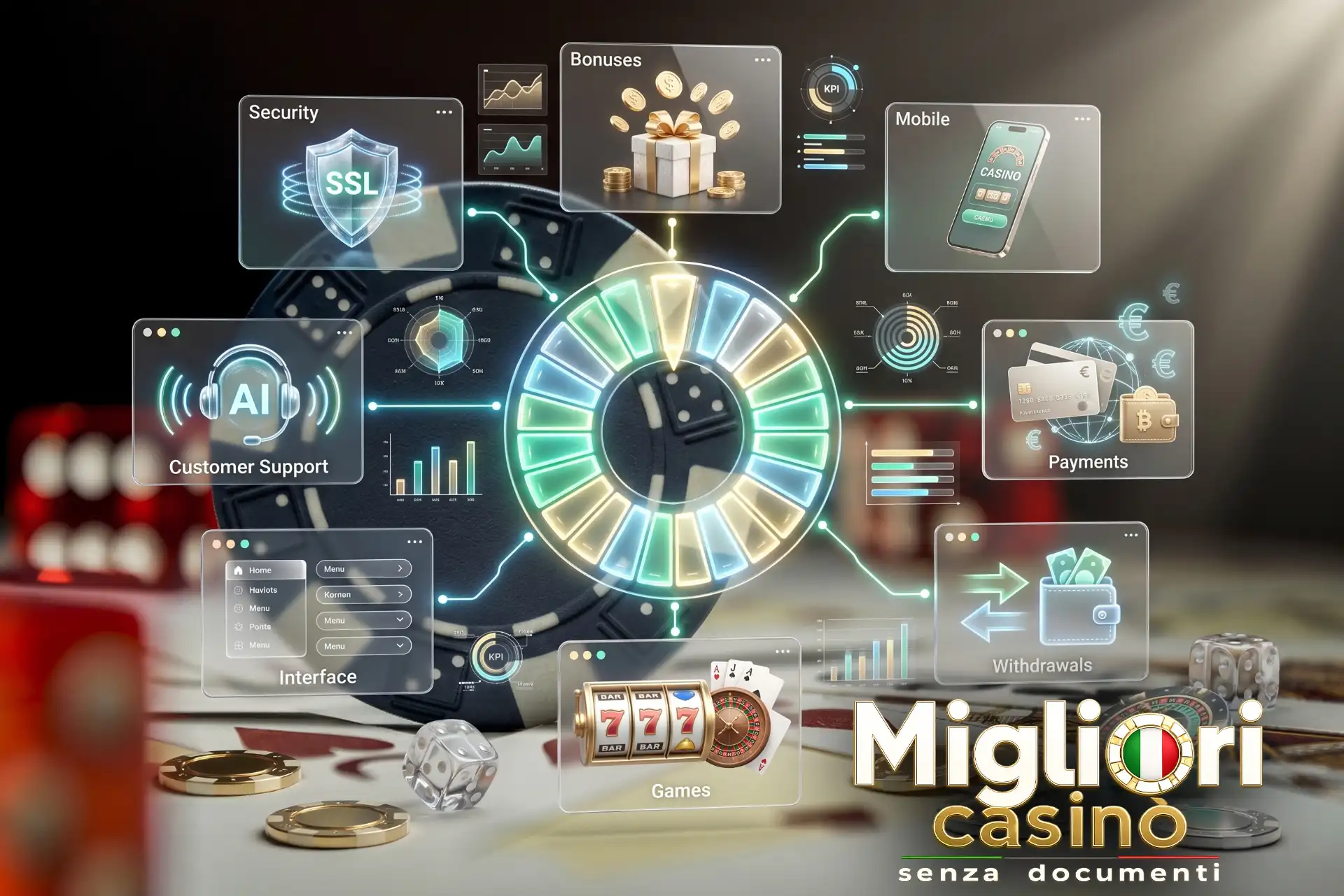 Criteri di valutazione per casinò senza documenti basati su sicurezza, bonus e pagamenti